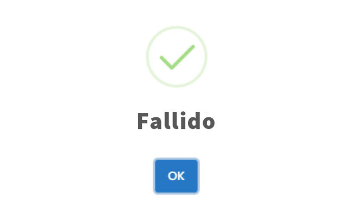 Fallido pero con éxito