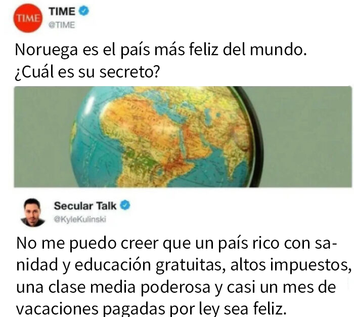 Pero mi país ya no es feliz