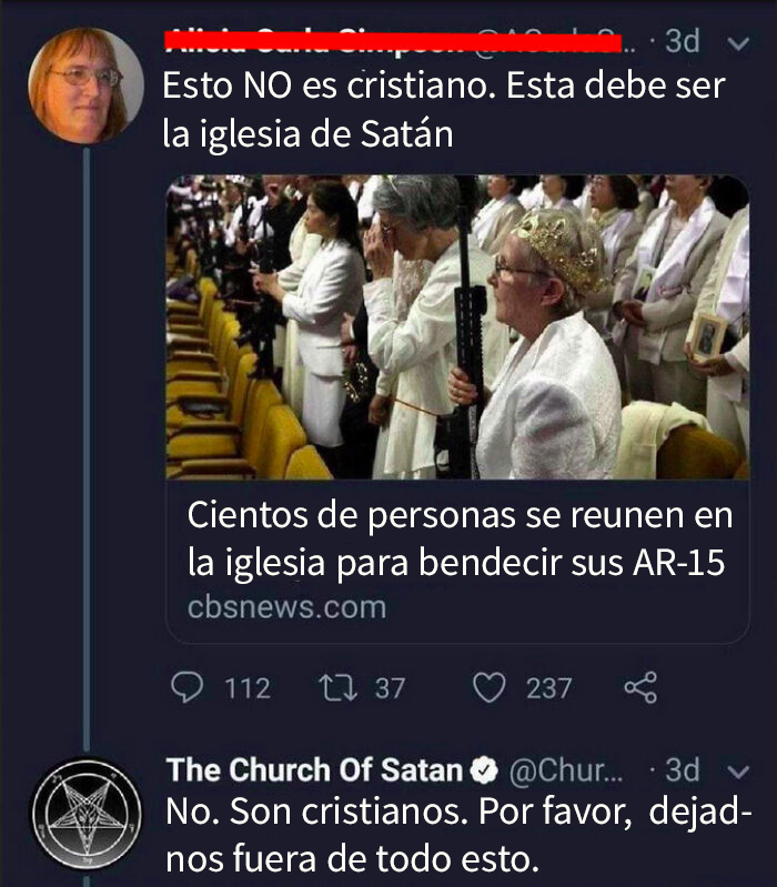 Vamos a bendecir nuestras armas como buenos cristianos