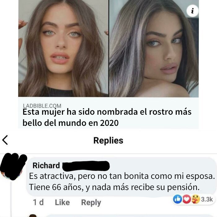 Su foto de perfil es él con su mujer acaramelados