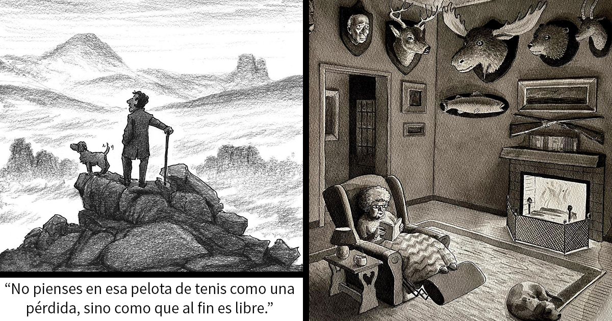10 Divertidos cómics de este dibujante de la revista New Yorker