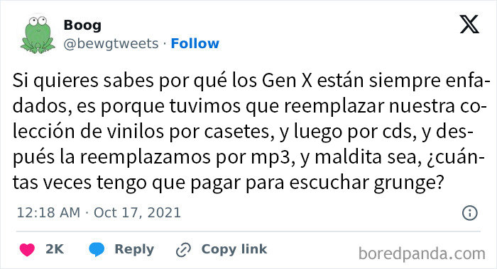 La experiencia Gen X de comprar música