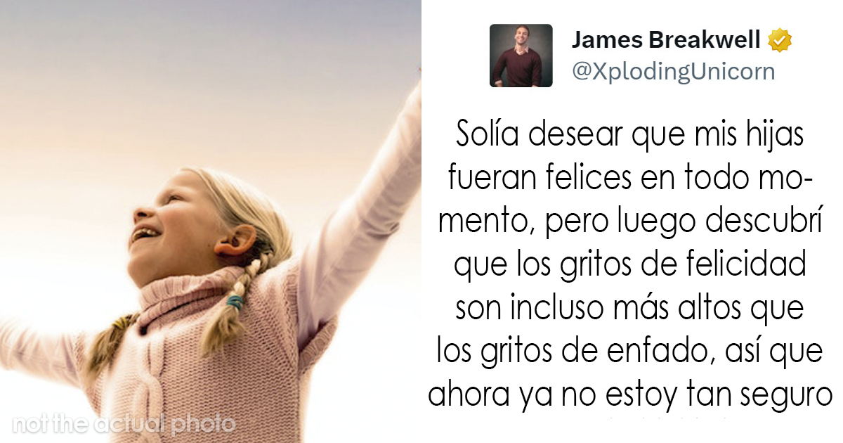 Este padre comparte las conversaciones con sus 4 hijas y es imposible no reírse con ellas