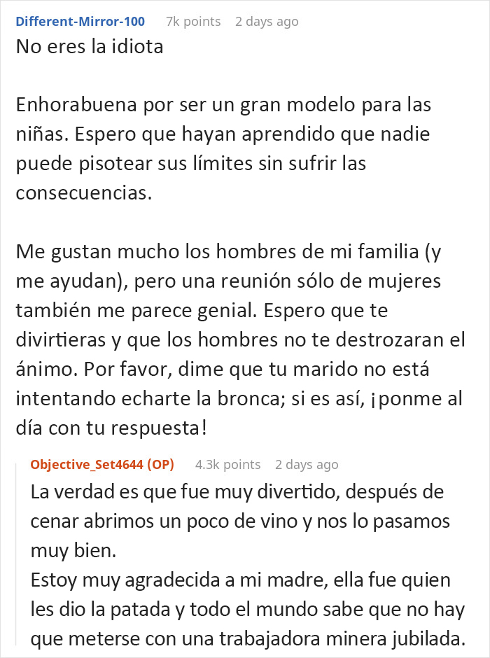 En una familia los hombres se niegan a ayudar a las mujeres en Acción de Gracias y los echan de casa