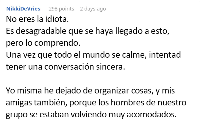 En una familia los hombres se niegan a ayudar a las mujeres en Acción de Gracias y los echan de casa