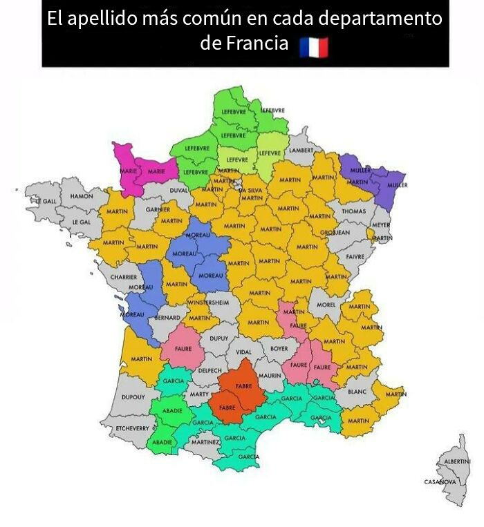 Apellidos Más Comunes En Francia
