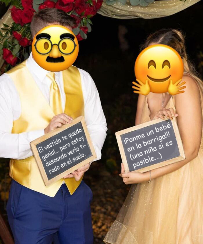 El momento de decirse estas cosas no es en la boda