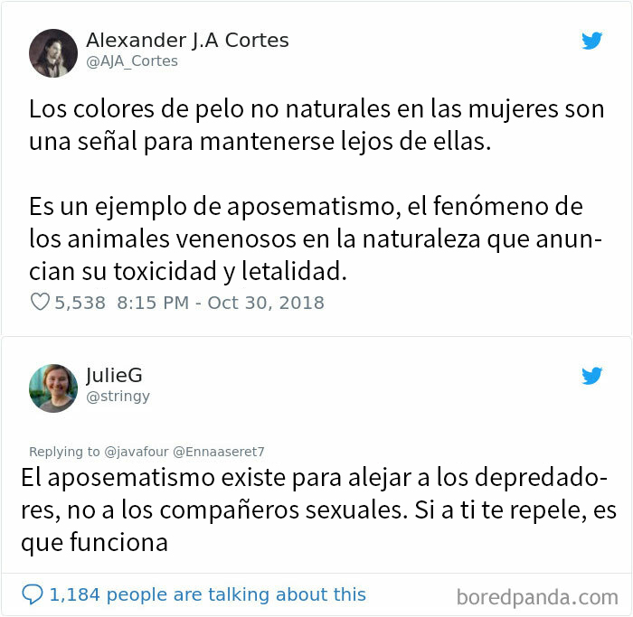 Otra razón para dejarme el pelo morado