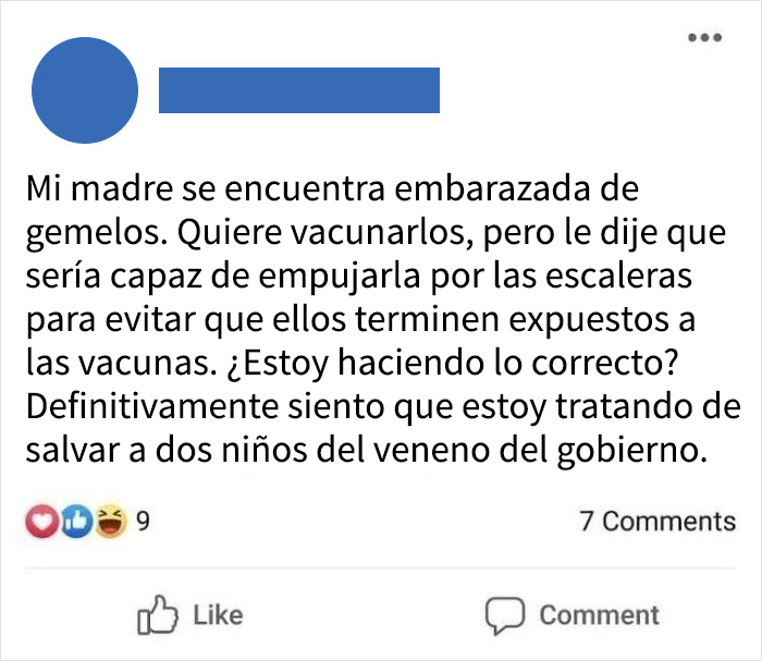 Mujer desquiciada está dispuesta a m*tar con tal de “salvar” a sus hermanos de las vacunas