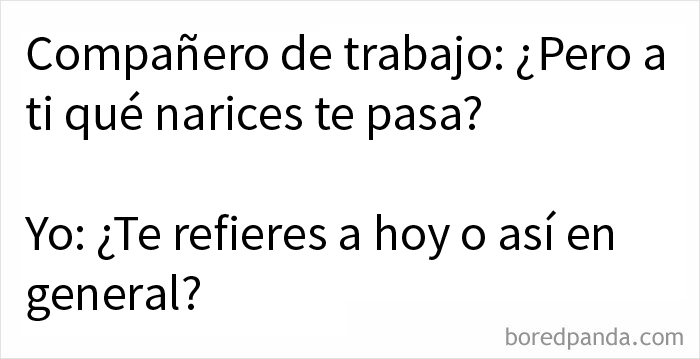 Meme sobre una conversación laboral graciosa para pasar la jornada laboral.