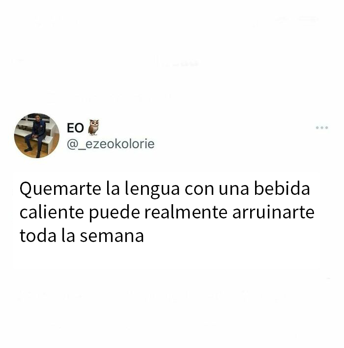 Memes divertidos que muestran lo mejor del humor británico sobre quemarse la lengua con bebida caliente.