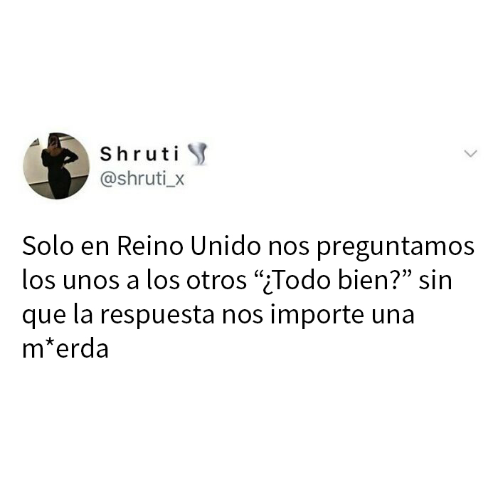 Memes divertidos que ilustran lo mejor del humor británico con bromas sobre saludos y respuestas en Reino Unido.