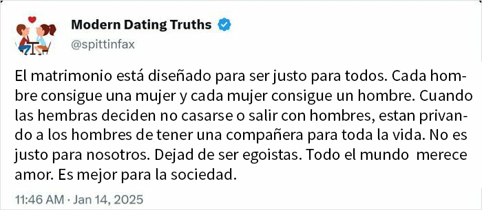 Textual tweet sobre conceptos erróneos de hombres sobre mujeres y sus cuerpos.