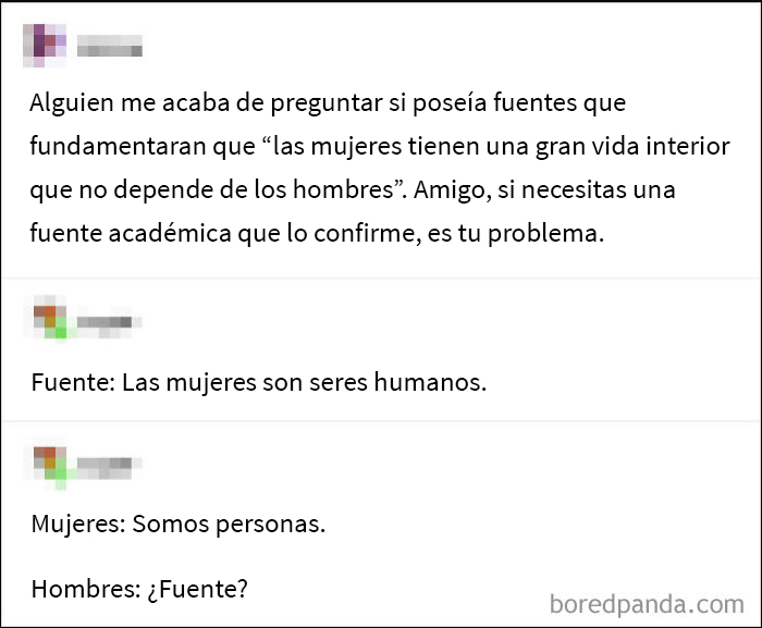 Texto humorístico sobre cómo no funcionan las mujeres y su comprensión como seres humanos independientes.