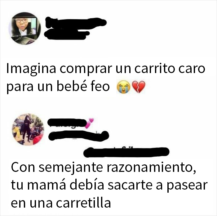Insultos ingeniosos y humorísticos usando razonamientos divertidos para destacar la genialidad en la ironía.