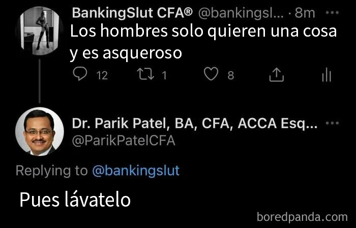 Intercambio de insultos ingeniosos en redes sociales que no parecen insultos por su genialidad.