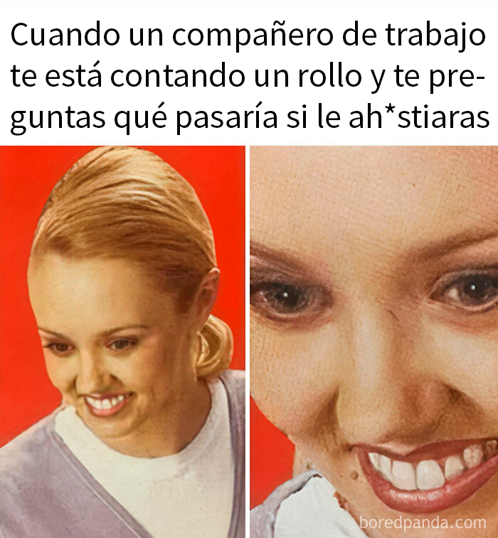 Meme divertido sobre situaciones de la vida con expresiones faciales graciosas para alegrártela un poco.