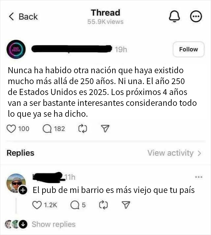 Captura de pantalla de insulto ingenioso en redes sociales, mostrando insultos que no lo parecen por su genialidad.