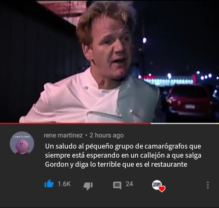 Captura de pantalla inusual mostrando a un chef enfadado, ideal para colecciones de imágenes que podrían estar en un museo.