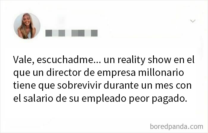 Memes aleatorios sobre situaciones cómicas y caóticas, incluyendo humor en un reality show con salario y empleo.