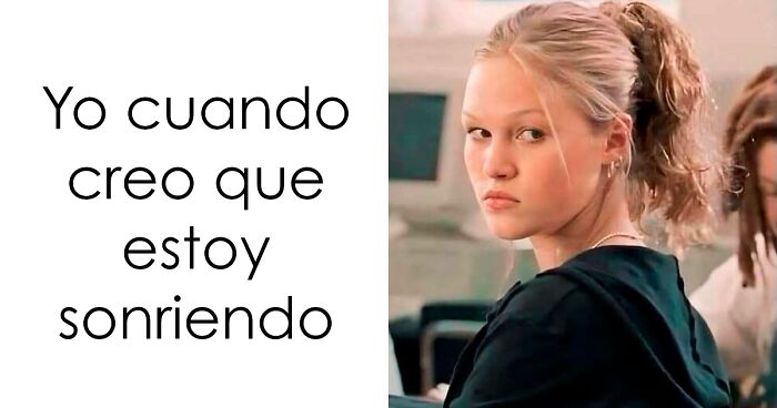 Meme divertido con joven mirando seria, texto sobre sentirse familiar en terapia relacionado con memes para discutir emociones.