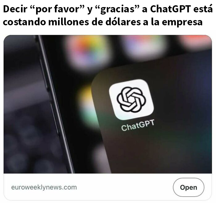Ícono de ChatGPT visible en pantalla de smartphone, ilustrando titulares que parecen sátira pero son ciertos.
