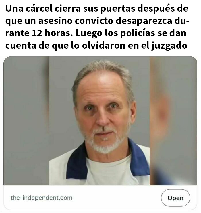 Hombre de mediana edad con barba y camisa en imagen que acompaña titular sorprendente y cierto con tono de sátira.