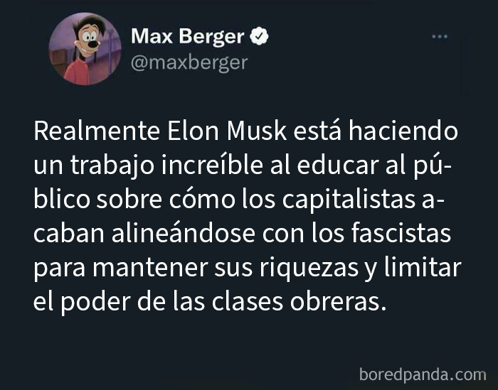Texto en español sobre Elon Musk y crítica social, relacionado con envejecer como el vino y la sabiduría adquirida con la edad.