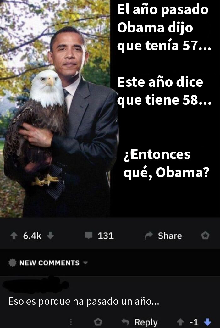 Hombre sosteniendo un águila con un texto humorístico que muestra personas que no pillaron la broma en internet.