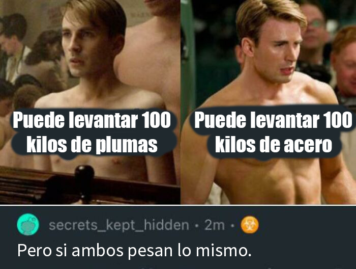 Hombre confundido con broma de peso y fuerza viral en internet, ejemplo de personas que no pillaron la broma.