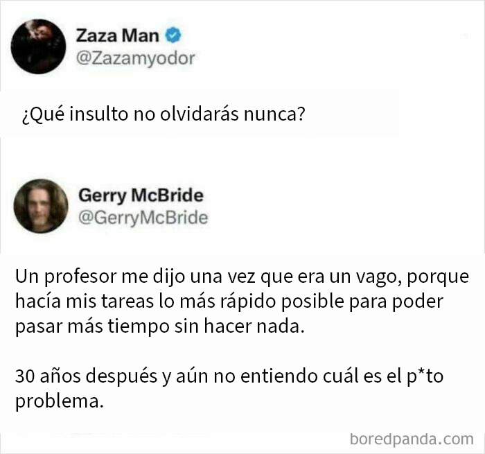 Memes divertidos sobre insultos y pereza que podrías querer enviar a todos tus amigos en redes sociales.