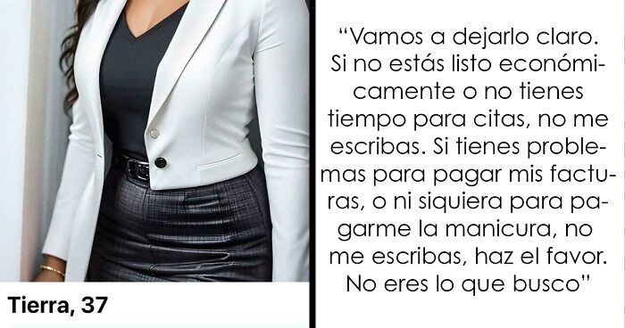 Mujer vestida formal con chaqueta blanca y falda negra representa mujeres tu00f3xicas con actitud exigente y arrogante.