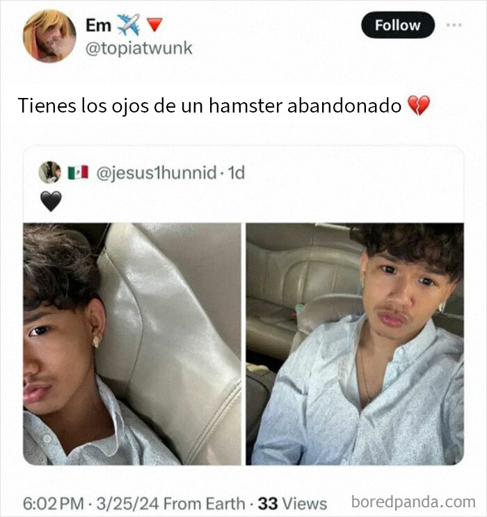 Camión de FedEx con texto humorístico sobre un hombre que recibe respuesta rápida, memes divertidos para mejorar tu día.