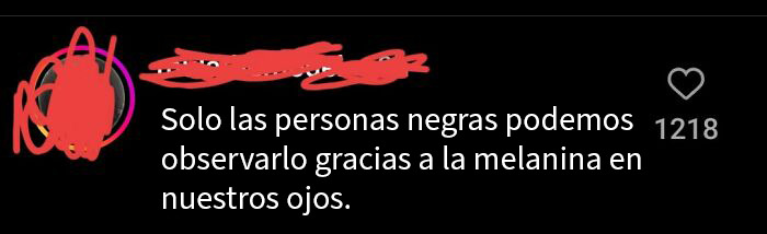 Comentario en redes mostrando desinformación sobre ciencia falsa y melanin, ejemplo de casos que cayeron en pseudo ciencia.