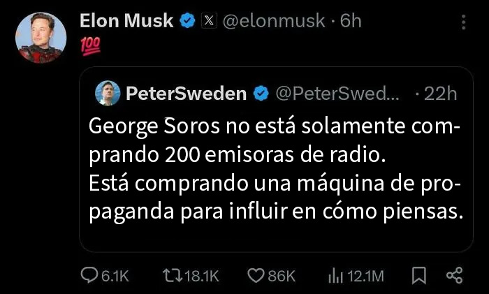 Captura de pantalla de un mensaje sobre multimillonarios con riqueza extrema que genera desconcierto y solo provoca facepalm.