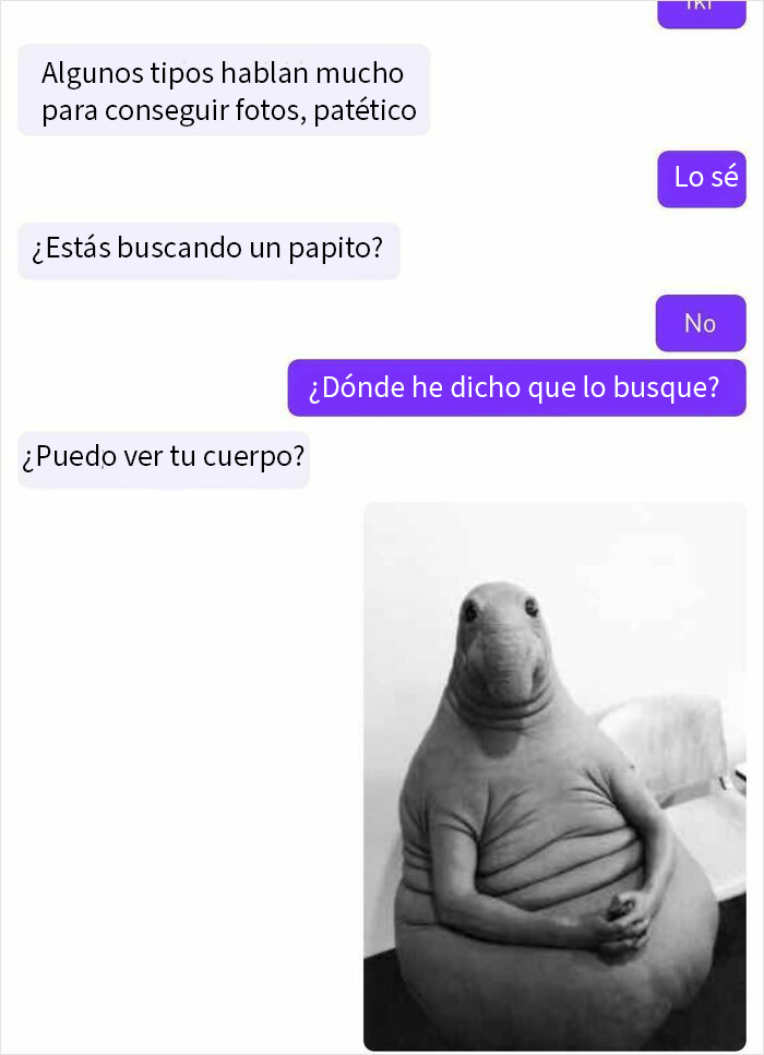 Chat de mensajes con respuestas contundentes de mujeres que hicieron a hombres incómodos arrepentirse con respuestas salvajes. Chat de mensajes con respuestas contundentes de mujeres que hicieron a hombres incómodos arrepentirse con respuestas salvajes.