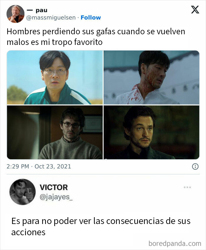 Actores famosos en entrevista divertida, meme entretenido que refleja humor para combatir el aburrimiento con super cultura.