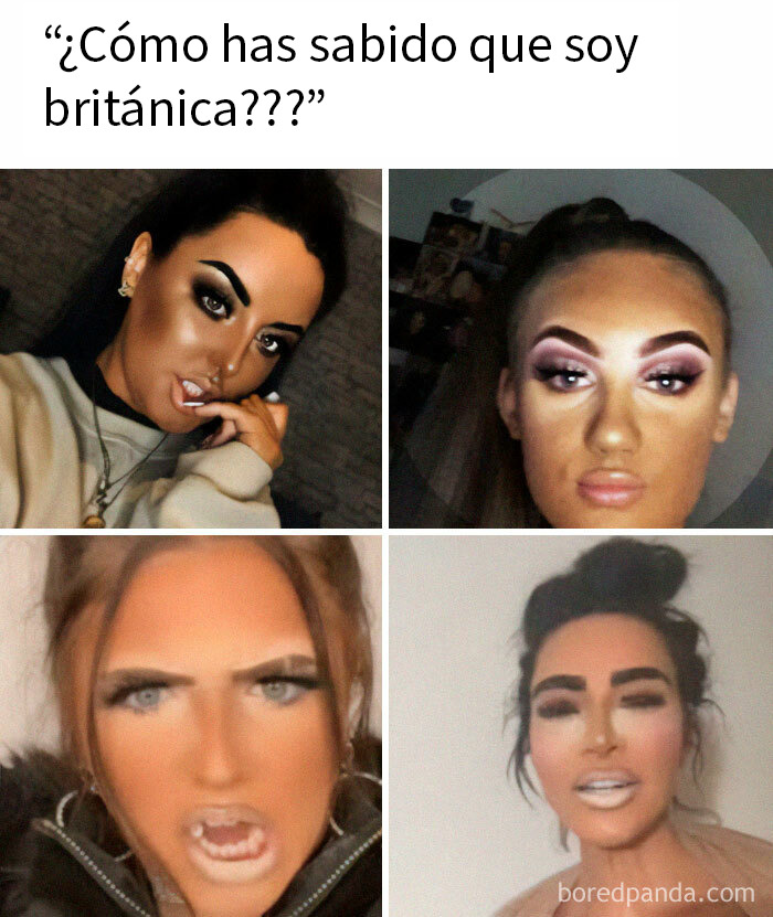 Meme gracioso sobre los británicos que muestra humor único con juego de palabras de Bluetooth en inglés.