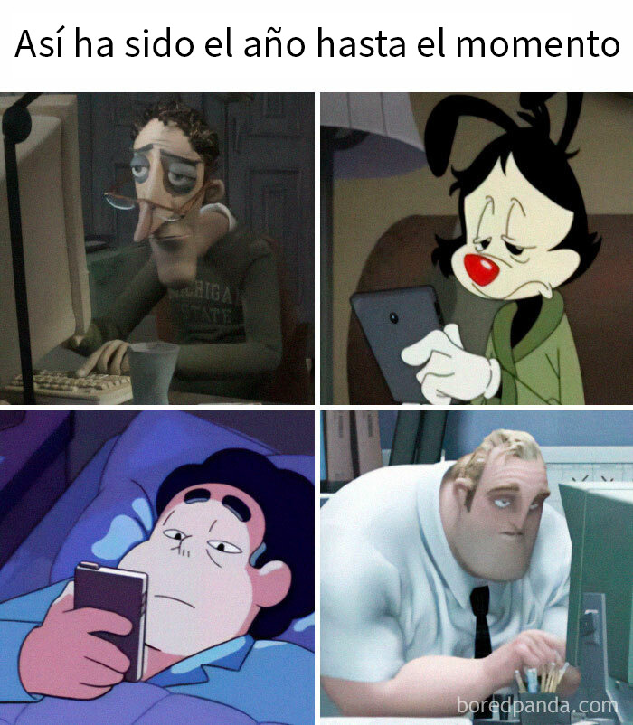 Imágenes de memes tan relatables y ofensivos que representan el cansancio y aburrimiento en el 2025.