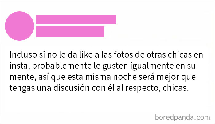 Captura de pantalla mostrando comportamiento dramático y señales de alerta en mujeres durante conversaciones en redes sociales.