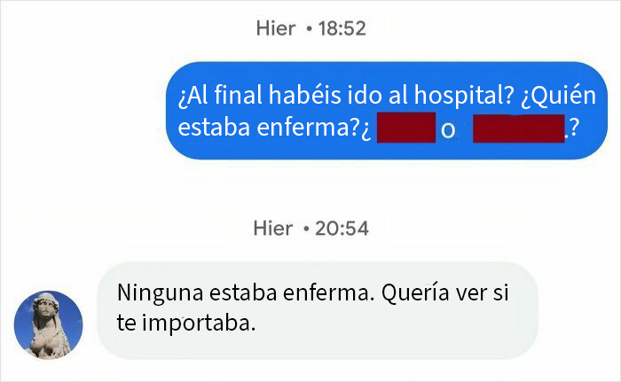 Captura de pantalla de una conversación que revela comportamientos dramáticos y señales de alerta en mujeres.