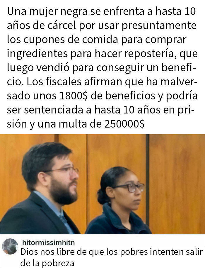 Mujer enfrenta consecuencias legales tras intento fallido de salir de la pobreza y causar un gran fracaso.