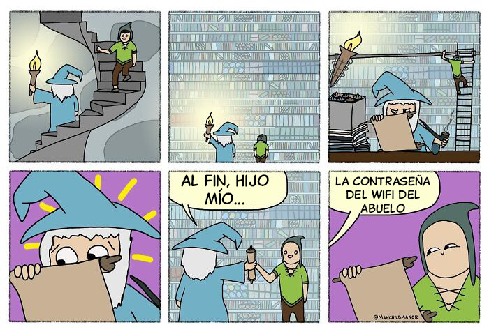 Cómic relatable sobre las pequeñas absurdidades de la vida mostrando desayuno en películas y su realidad cómica.