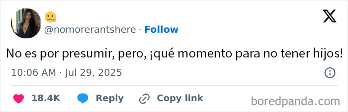 Captura de pantalla de meme divertido en redes sociales, ideal para quienes buscan su dosis diaria de risa.