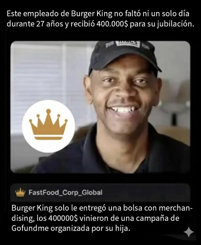 Publicación que parece wholesome hasta que alguien ve lo que realmente es, sobre una niña y un sándwich en escuela pequeña.