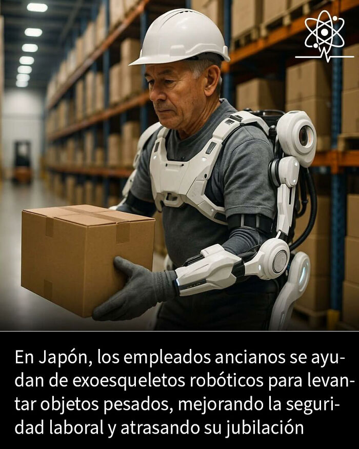 Niño usando un andador casero hecho con tuberías de PVC en tienda con personal ayudando, imagen de posts que parecen inocentes.