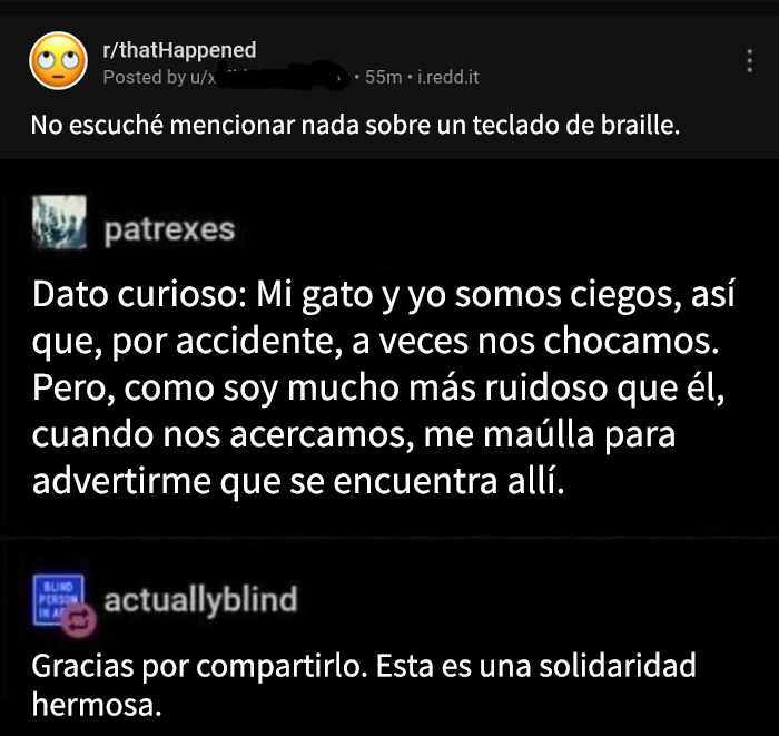 Captura de conversación en Reddit sobre personas que intentaron llamar la atención por mentiras en línea pero sus historias fueron reales.