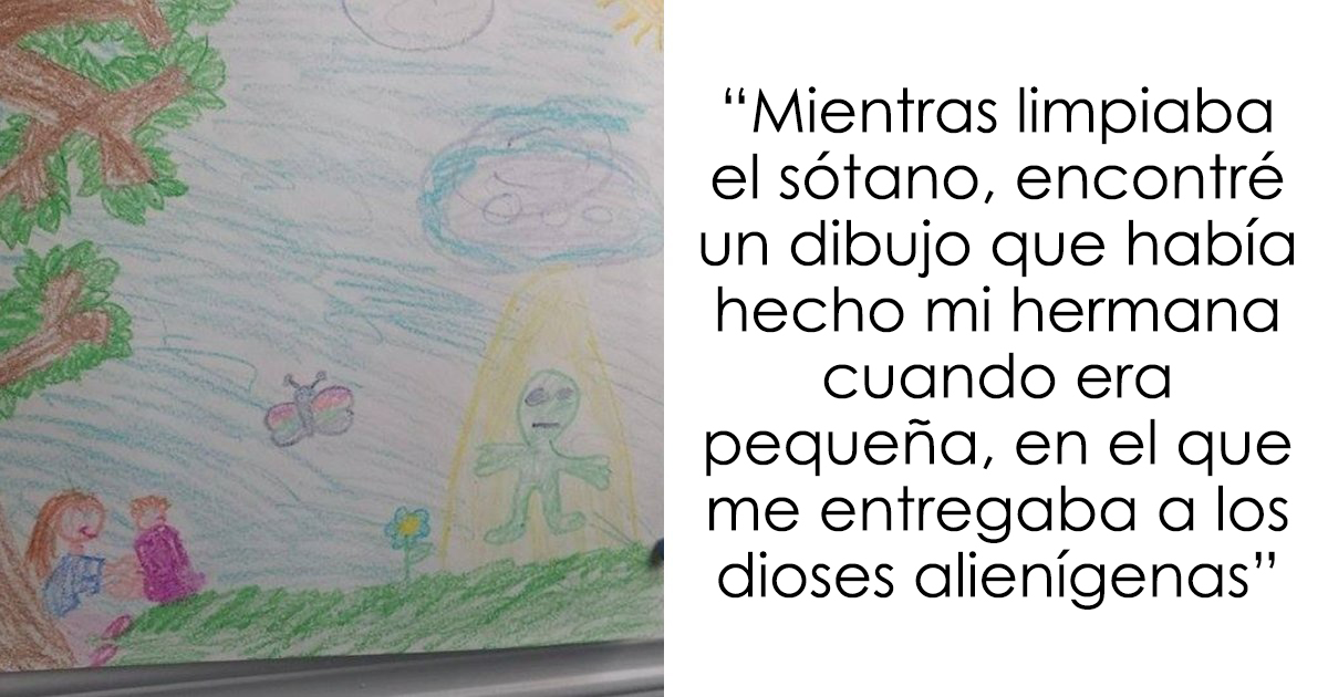 “No puedo dejar de reírme”: 20 veces en que los niños mostraron con orgullo sus dibujos extravagantes diciendo que eran arte