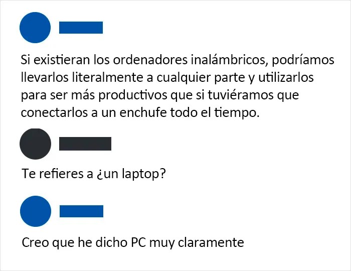 Captura de pantalla de publicación online mostrando un comentario que refleja estupidez en internet.