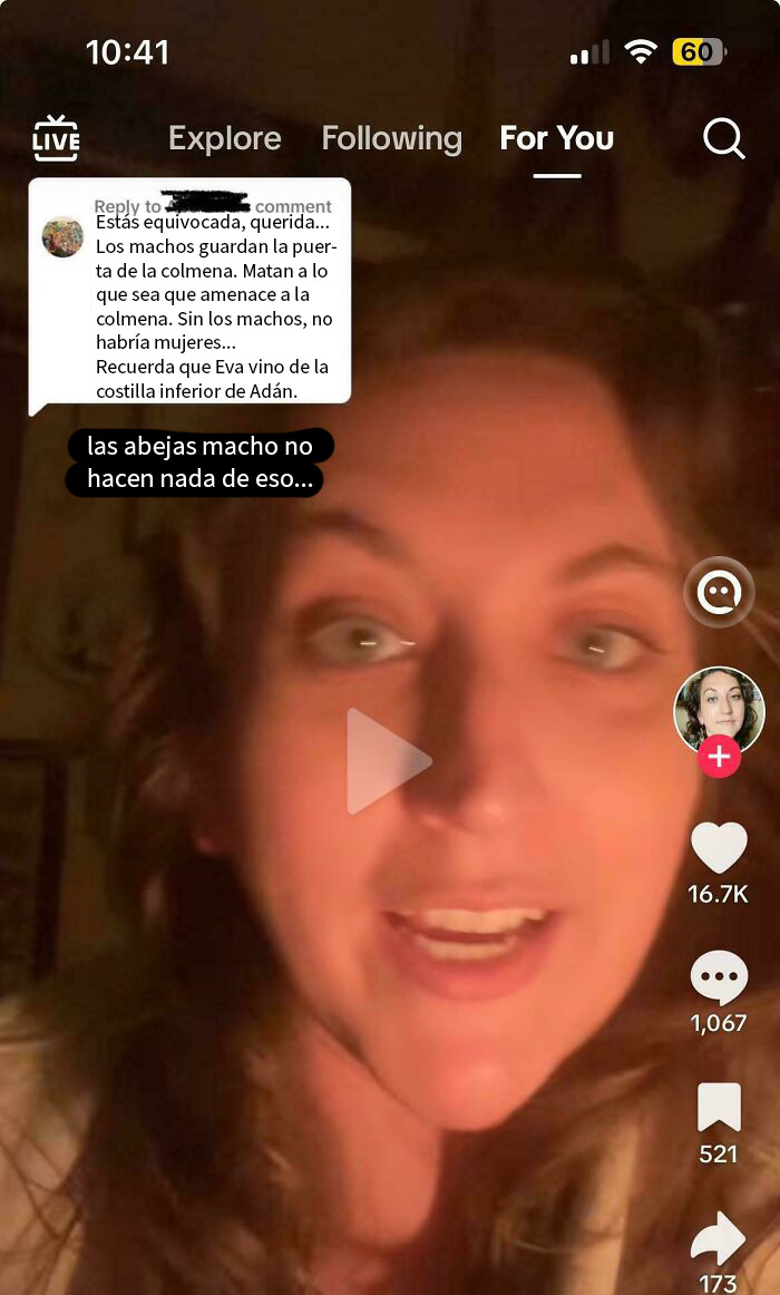 Captura de pantalla de conversación en línea mostrando comentarios con confusión geográfica y ejemplos de estupidez.
